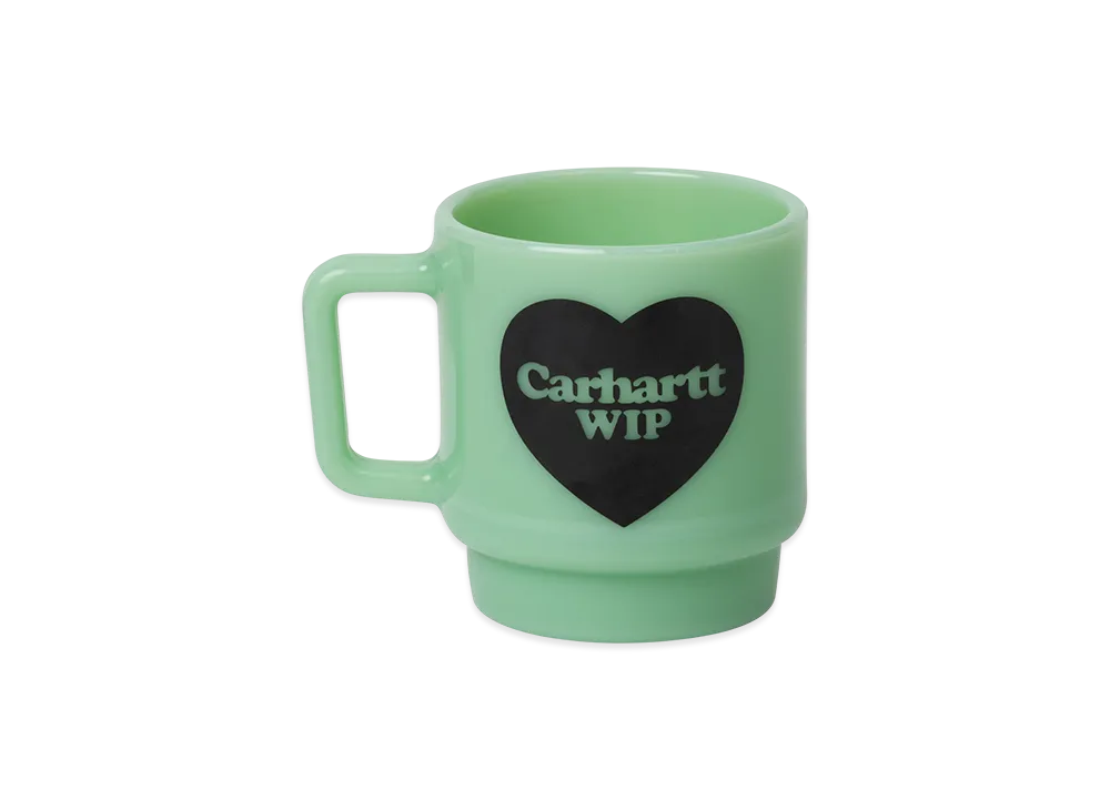 Carhartt WIP Heart Glass Mug "Jade"