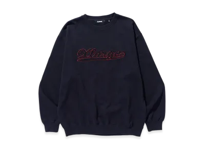 XLARGE Chenille Logo Crewneck Sweatshirt "Black"