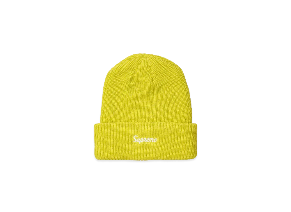 Supreme Loose Gauge Beanie "Lime"