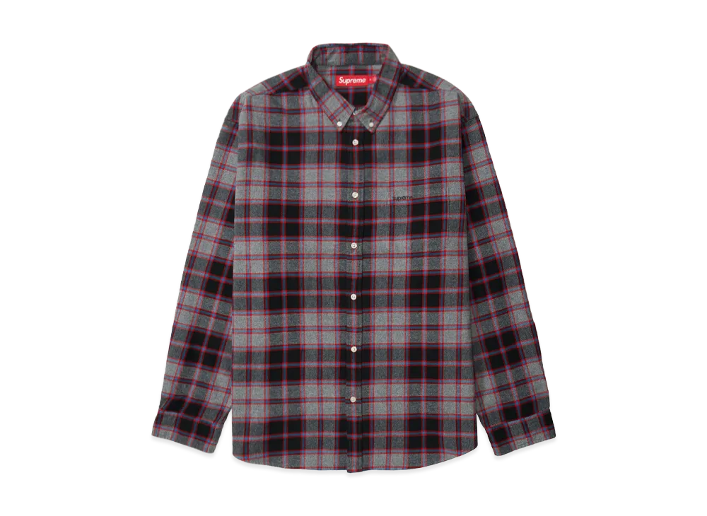 Supreme Plaid Flannel Shirt 