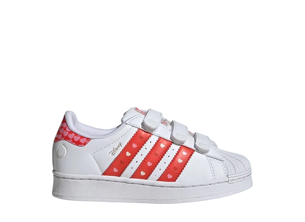 Disney × adidas PS Superstar LED Lights Comfort Closure "Core Black/Bright Red/Cloud White"