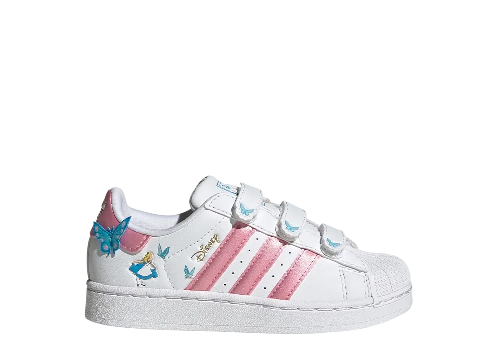 Disney × adidas PS Superstar 2 Comfort Closure "Cloud White/Light Pink/Lucid Aquamarine"