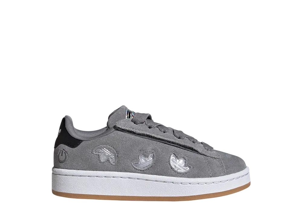 アディダス PS キャンパス 00s LEDライト コンフォート クロージャー "グレースリー/サプライヤーカラー/クラウドホワイト" (キッズ)