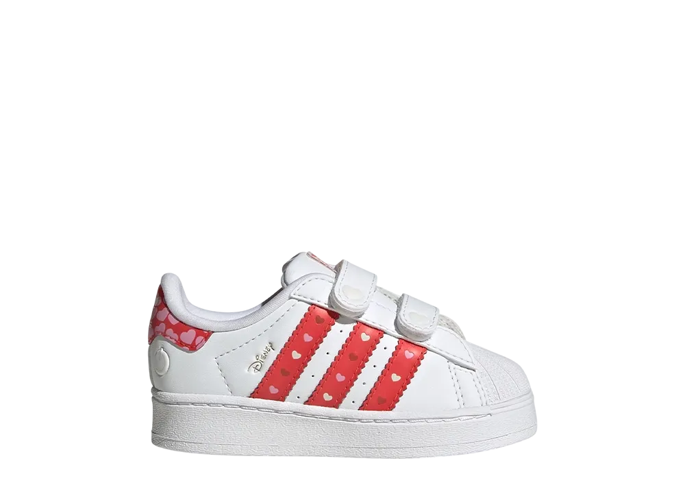 Disney × adidas TD Superstar LED Lights Comfort Closure "Core Black/Bright Red/Cloud White"