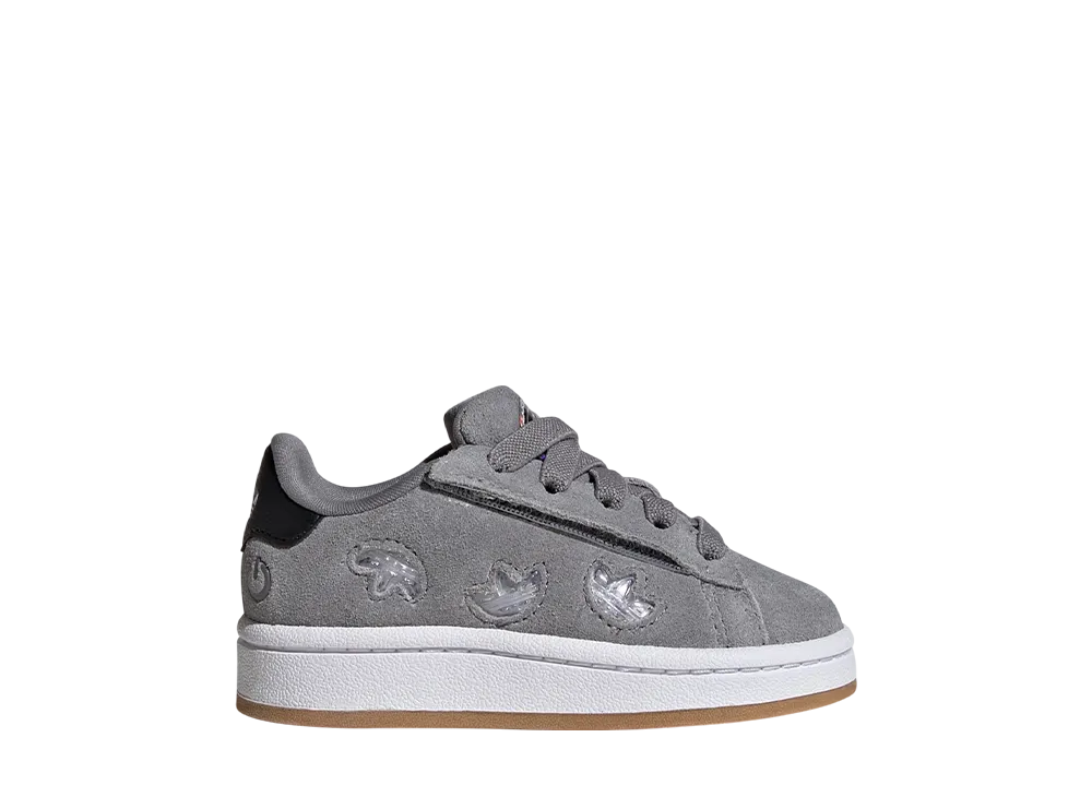 アディダス TD キャンパス 00s LEDライト コンフォート クロージャー "グレースリー/サプライヤーカラー/クラウドホワイト" (キッズ)