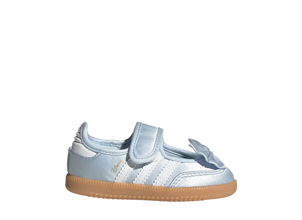 Disney × adidas TD Samba Jane "Crystal Sky/Cloud White/Gum"