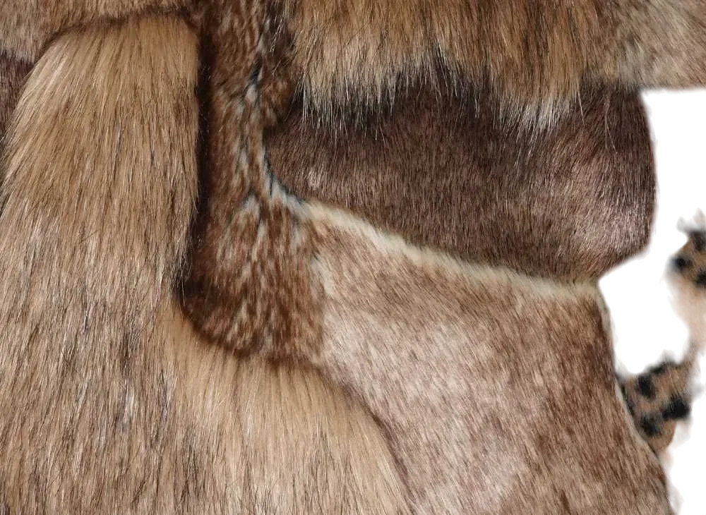 Supreme x MM6 Maison Margiela Patchwork Faux Fur Coat 