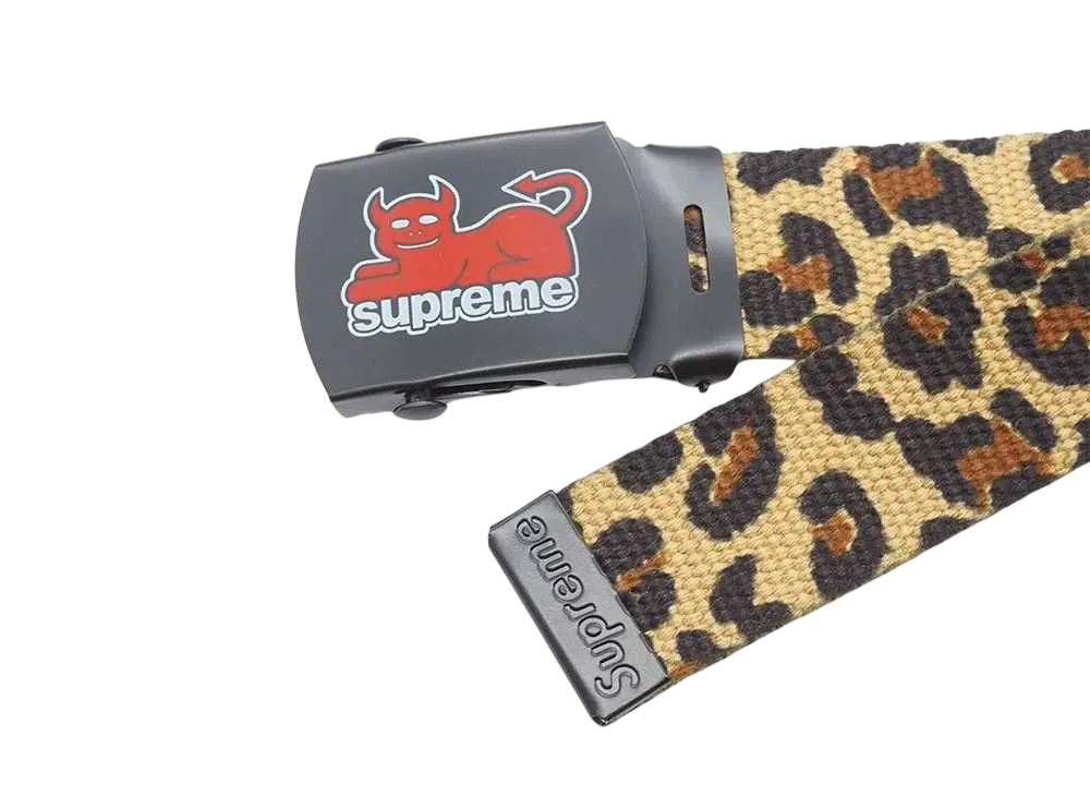 Supreme x Toy Machine Webbing Belt 