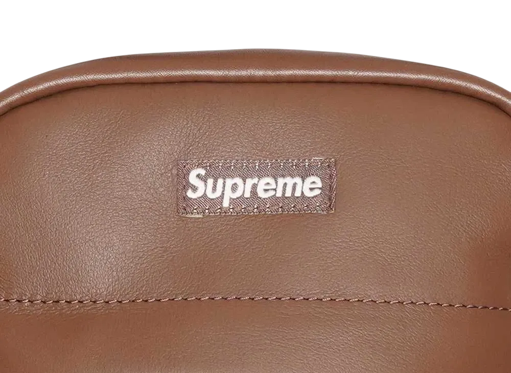 Supreme Leather Shoulder Bag 