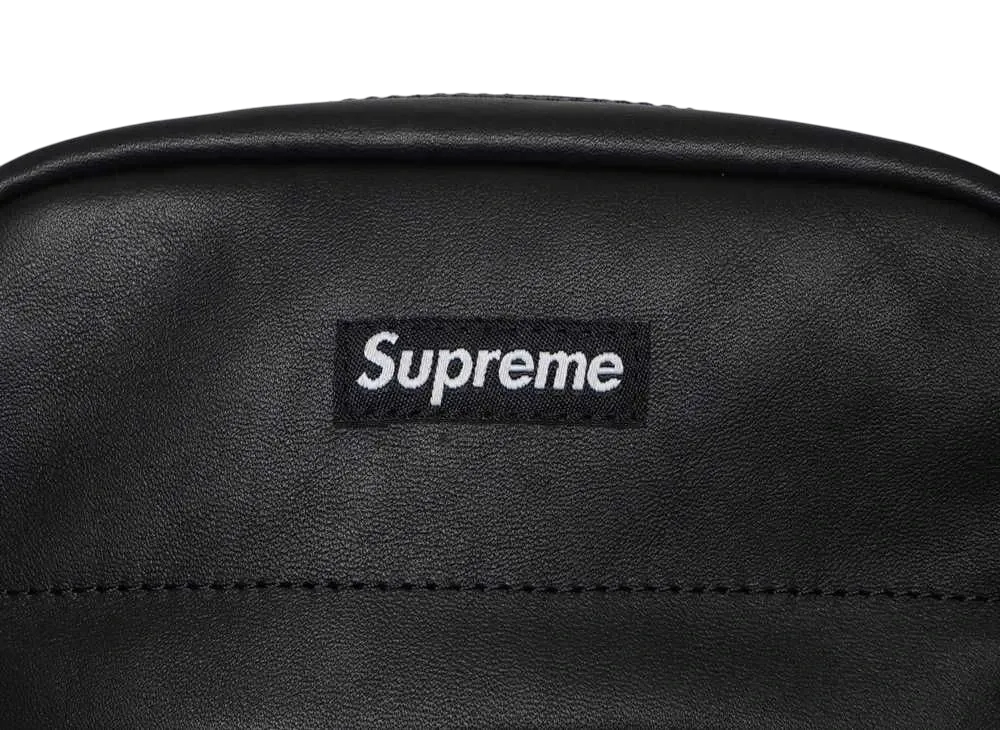 Supreme Leather Shoulder Bag 