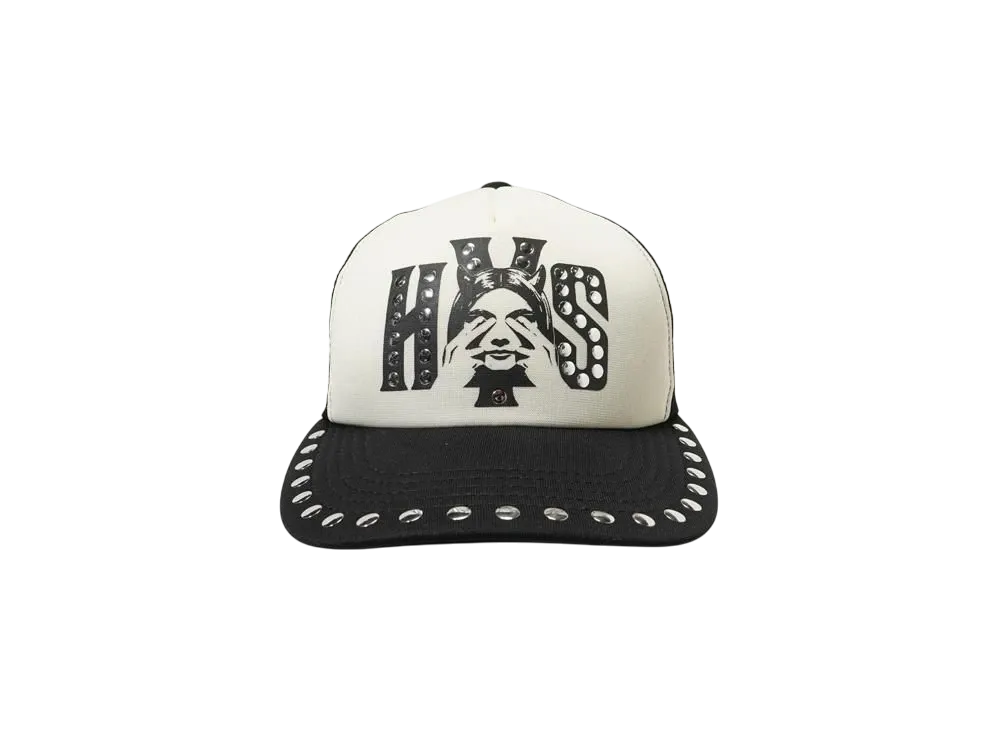 HYSTERIC GLAMOUR See No Evil Studded Mesh Cap 