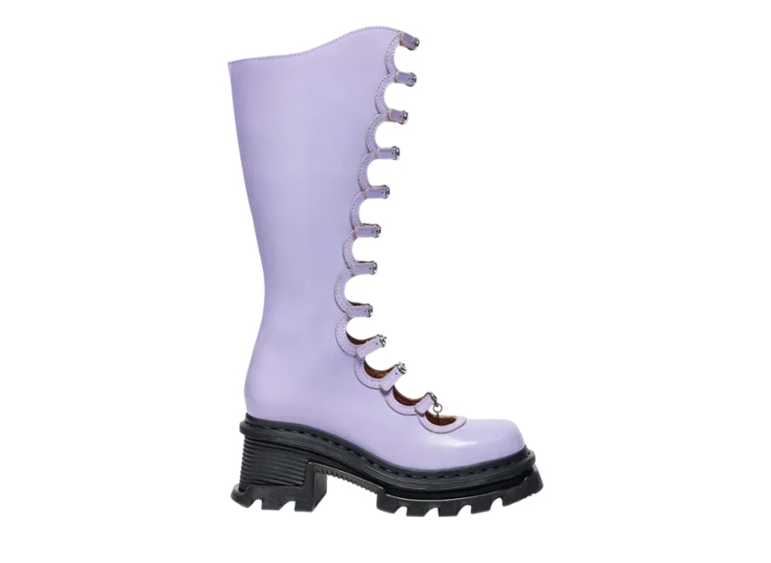 マークジェイコブス × ドクターマーチン ウィメンズ キキ ブーツ "ブライトライラック"