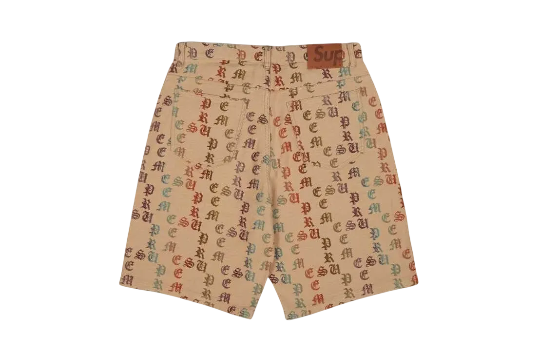 Supreme Gradient Jacquard Denim Short 