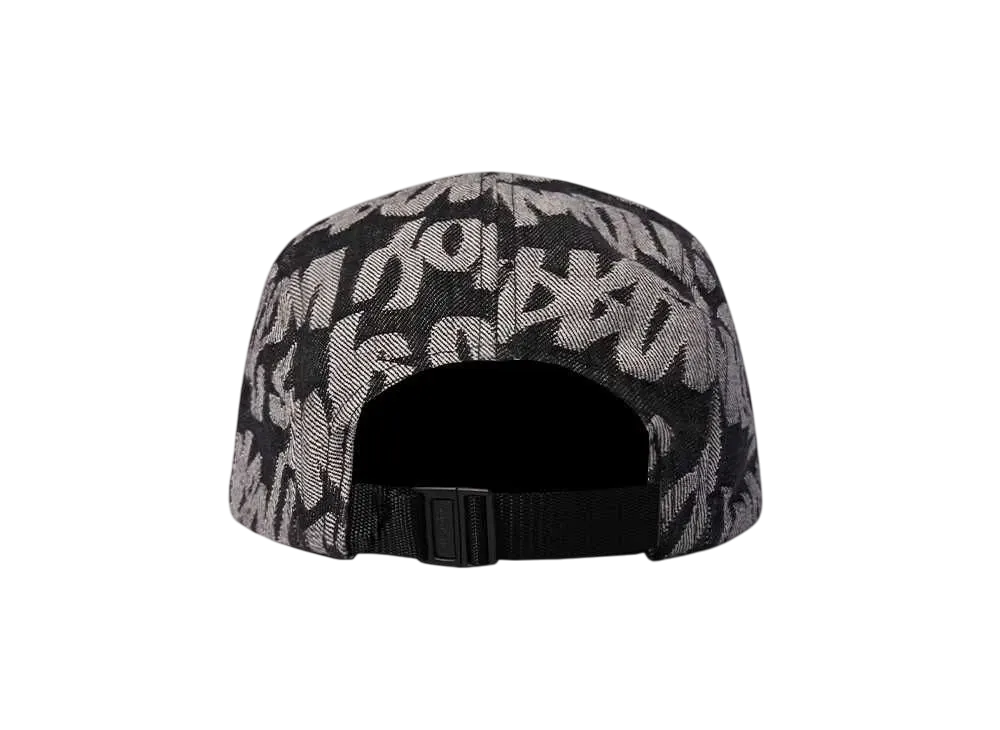 Supreme Fat Tip Jacquard Denim Camp Cap Supreme Fat Tip Jacquard Denim Camp Cap
