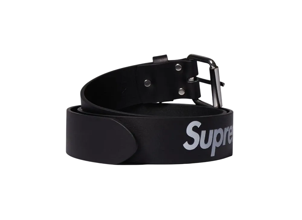 Supreme Repeat Leather Belt 