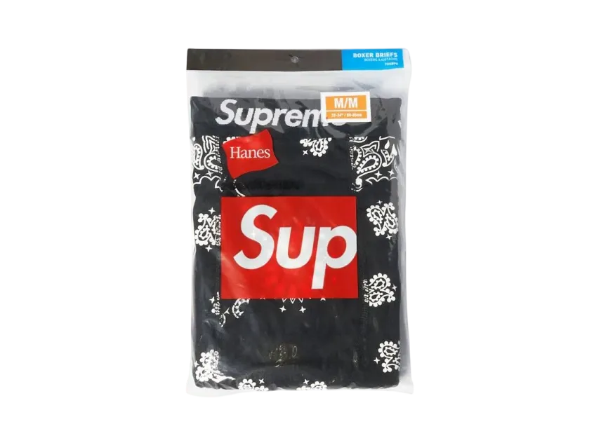 Supreme x Hanes Bandana Boxer Briefs (2 Pack) Supreme x Hanes Bandana Boxer Briefs (2 Pack)