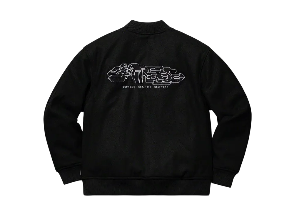 Supreme Delta Logo Varsity Jacket 