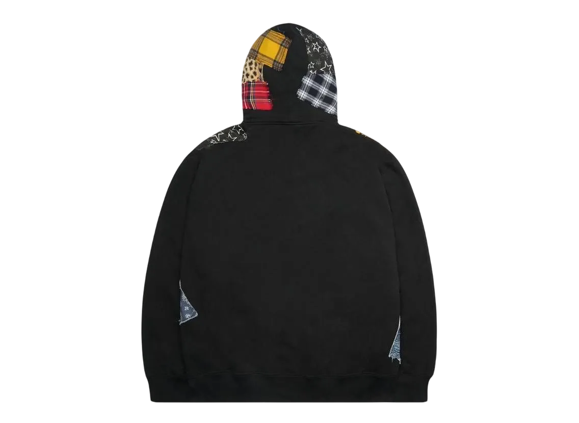 Supreme Patchwork Zip Up Hooded Sweatshirt 
