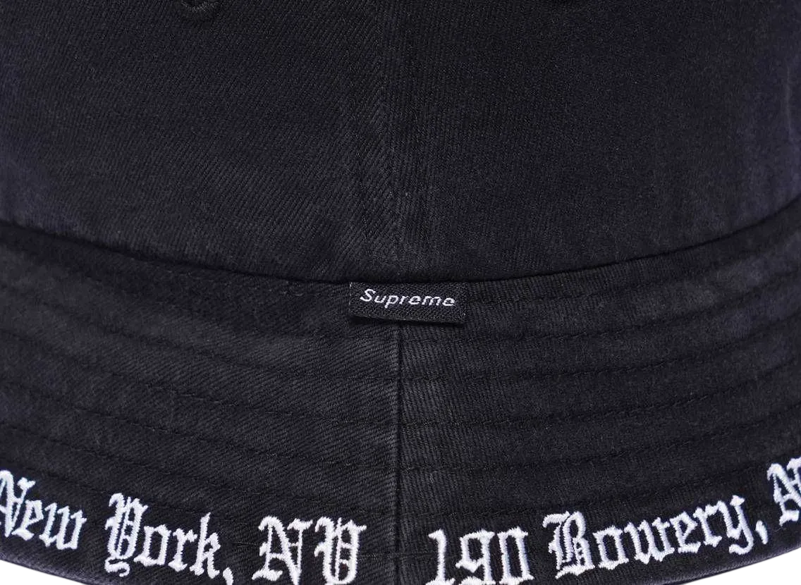 Supreme Embroidered Brim Crusher 