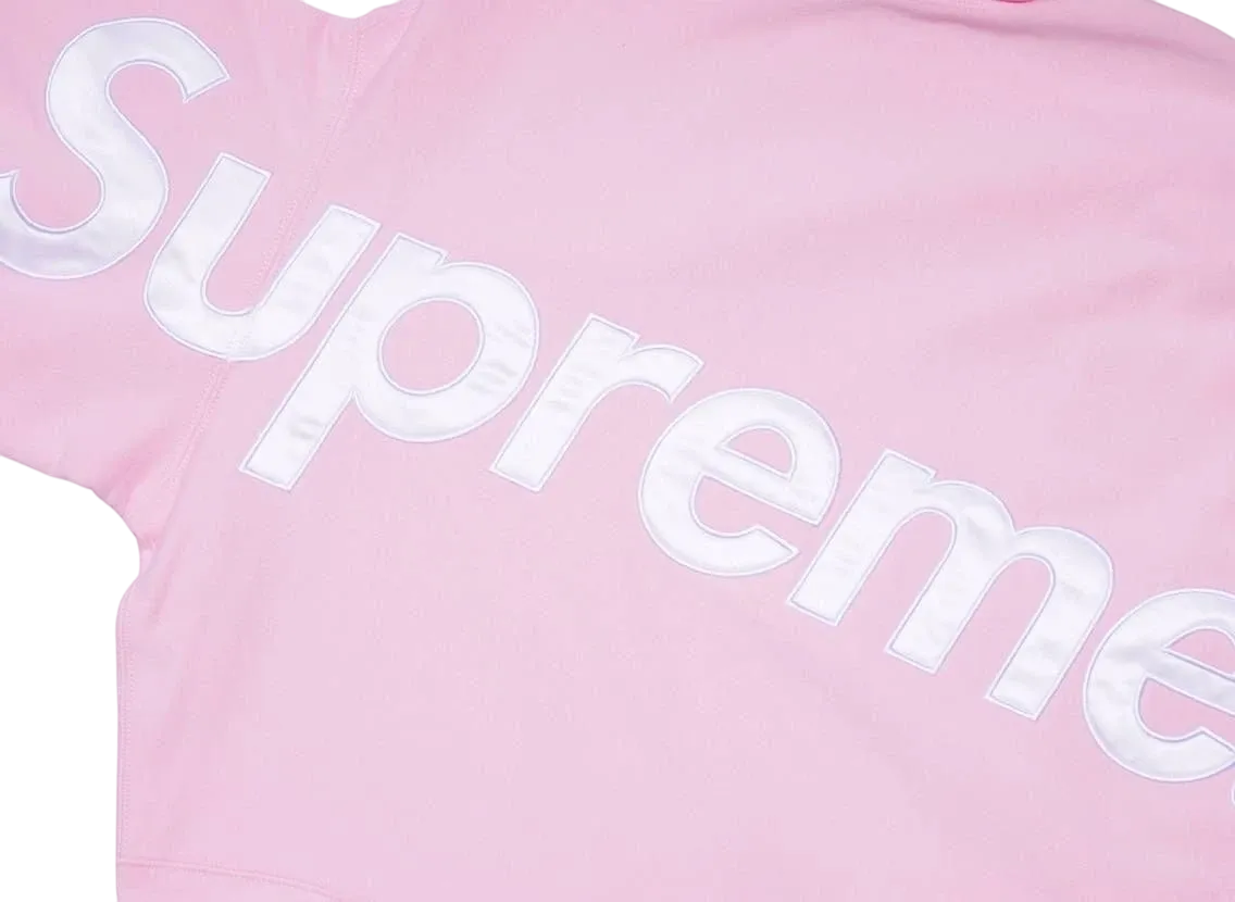 Supreme Satin Applique Hooded Sweatshirt (23FW) Supreme Satin Applique Hooded Sweatshirt (23FW)