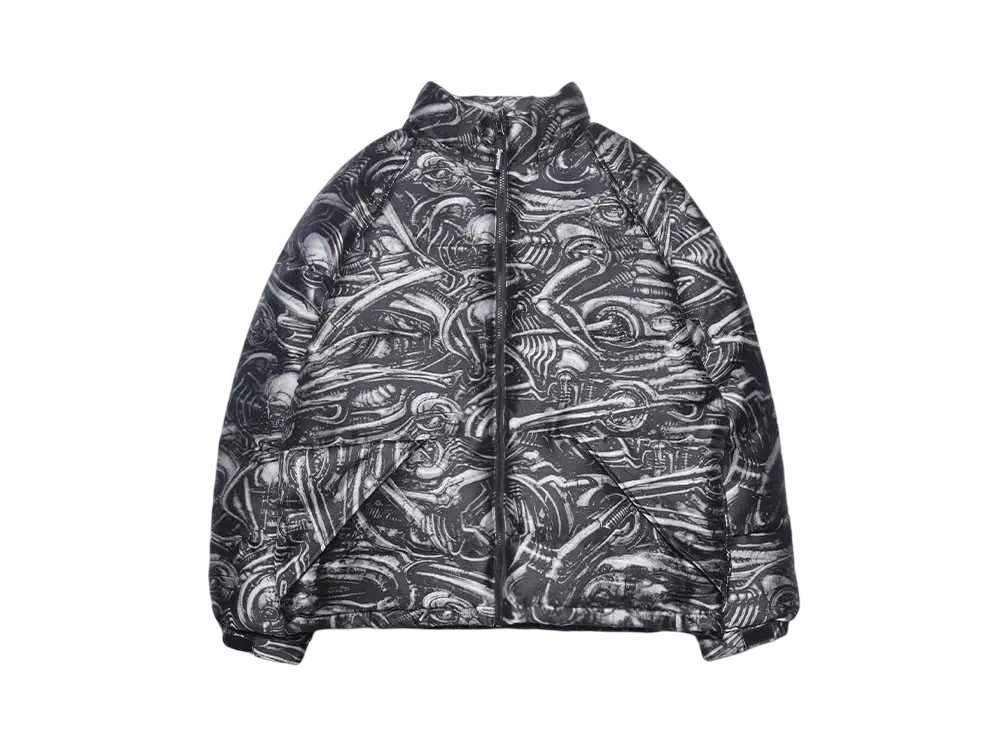 Supreme H.R. Giger Jacquard Down Puffer Jacket 