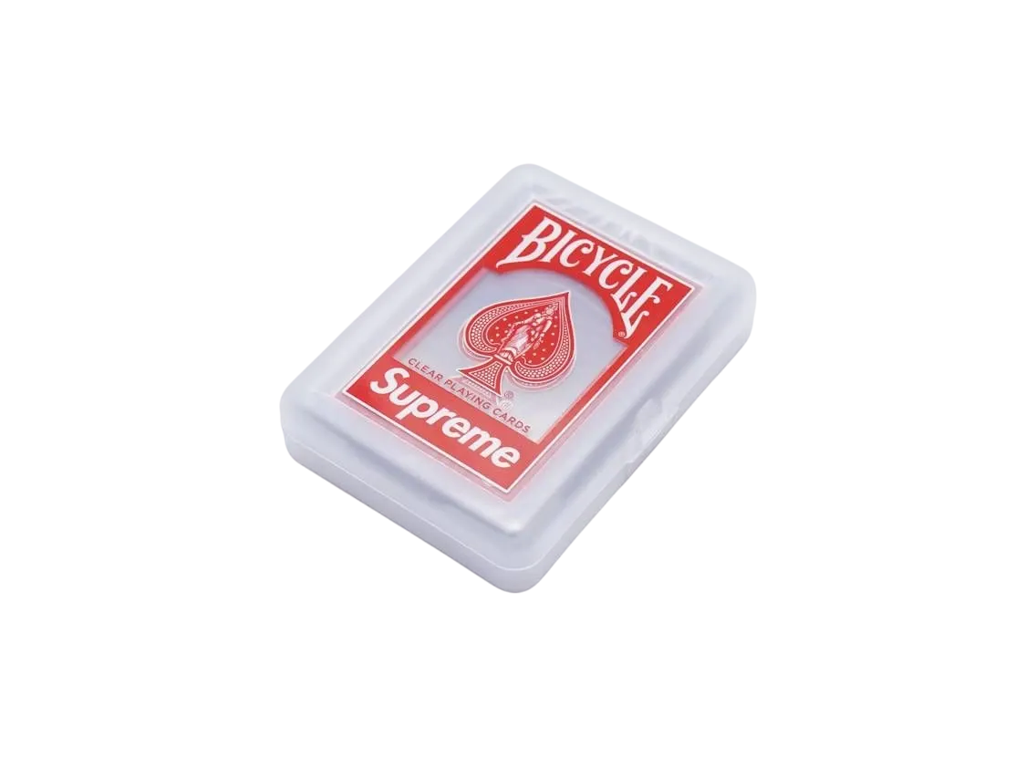 Supreme Bicycle® Clear Playing Cards 