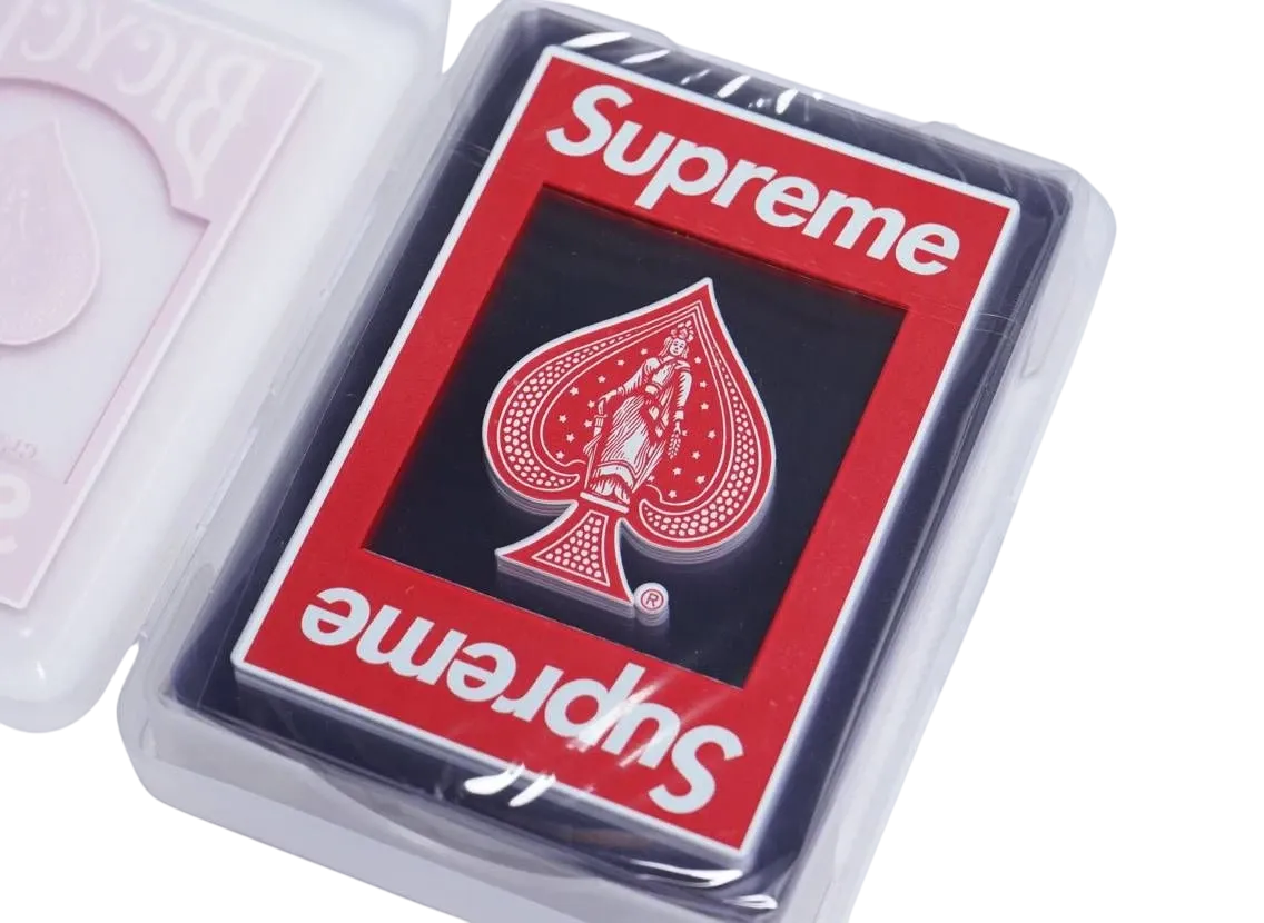 Supreme Bicycle® Clear Playing Cards 