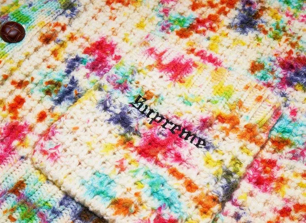 Supreme Waffle Knit Cardigan 