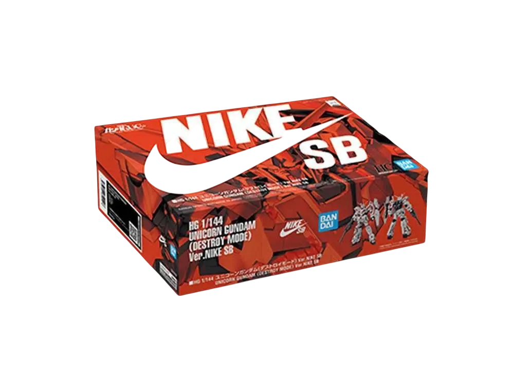 ガンプラ×NikeSB HG 1/144 ユニコーンガンダム デストロイモード HG 1/144 ユニコーン ガンダム デストロイ モード バージョン ナイキ