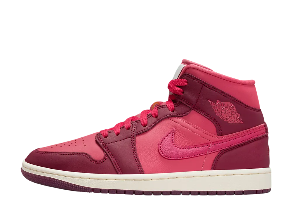Nike Women's Air Jordan 1 Mid Valentine's Day 2026 "Team Red/Pueblo Red"