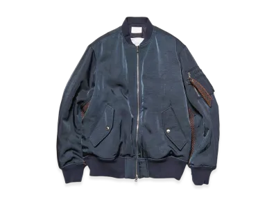 SOPHNET. x Kvadrat Flight Jacket "Navy"