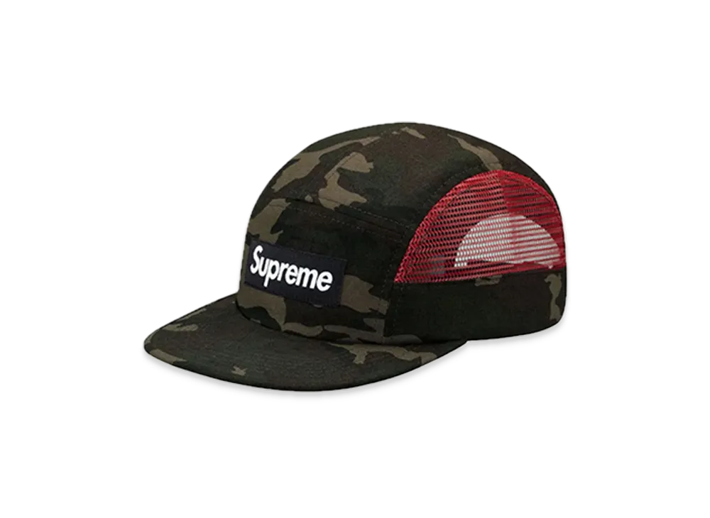 シュプリーム サイド メッシュ キャンプ キャップ "オリーブ"
