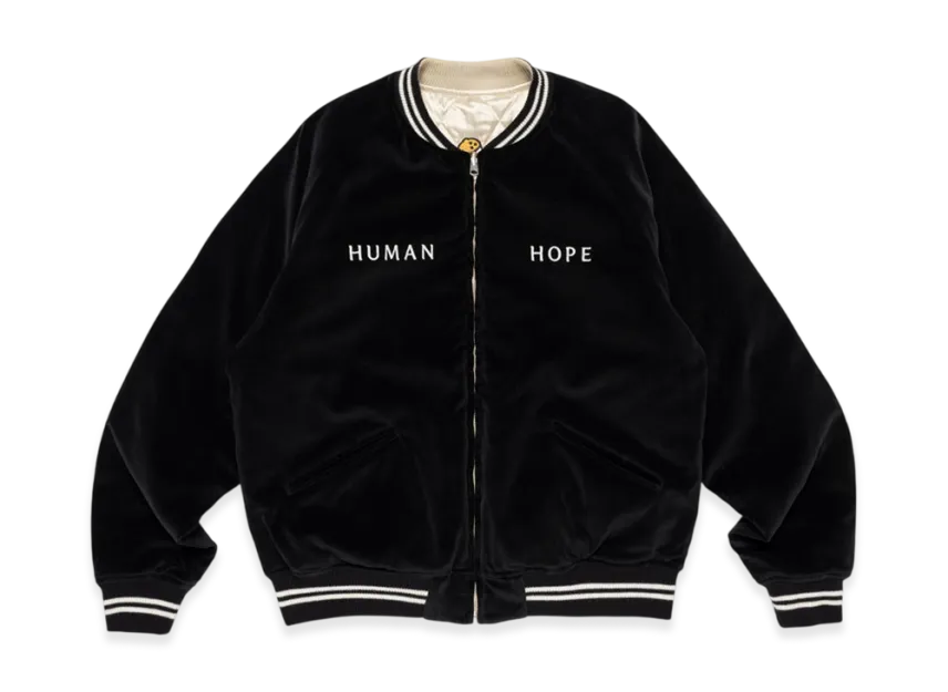HUMAN MADE x j-hope of BTS HUMAN HOPE Souvenir Jacket HUMAN MADE x j-hope of BTS HUMAN HOPE Souvenir Jacket