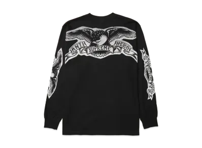 Supreme x ANTIHERO Eagle L/S Tee "Black"