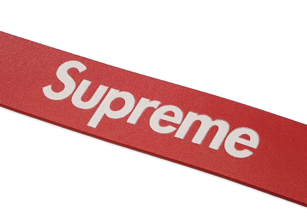 Supreme Repeat Leather Belt (25FW) 