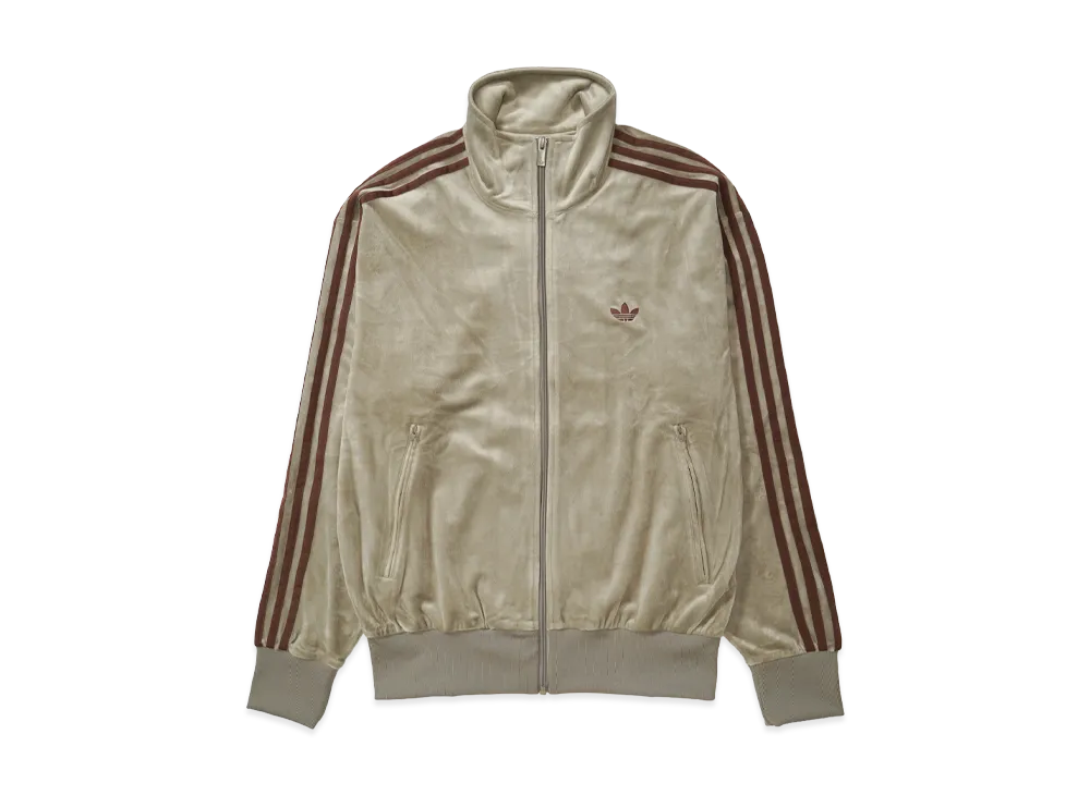 adidas Firebird Velour Track Top "Clay"