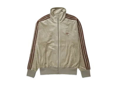 adidas Firebird Velour Track Top "Clay"