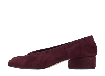 Maison Margiela Women's Tabi New Ballerina "Red Wine"