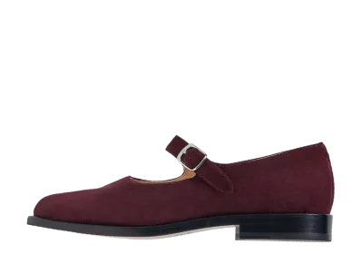Maison Margiela Women's Tabi Mary Jane "Red Wine"