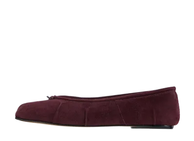 Maison Margiela Women's Tabi New Ballerina "Red Wine"