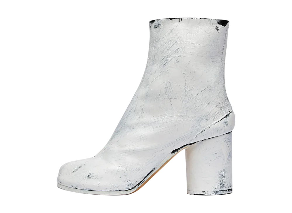 メゾンマルジェラ ウィメンズ タビ  ビアンケット ブーツ "ブラック/ホワイト"