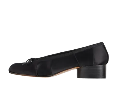 Maison Margiela Women's Tabi Satin Ballerina "Black"