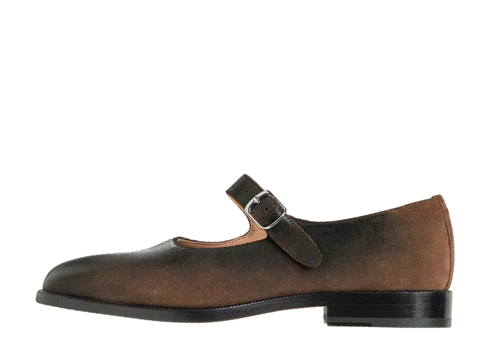 メゾンマルジェラ ウィメンズ タビ メリージェーン "ブラウン/ブラック"