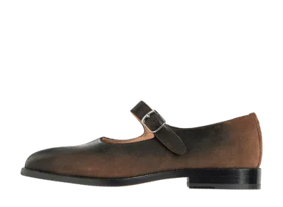 Maison Margiela Women's Tabi Mary Jane "Brown/Black"