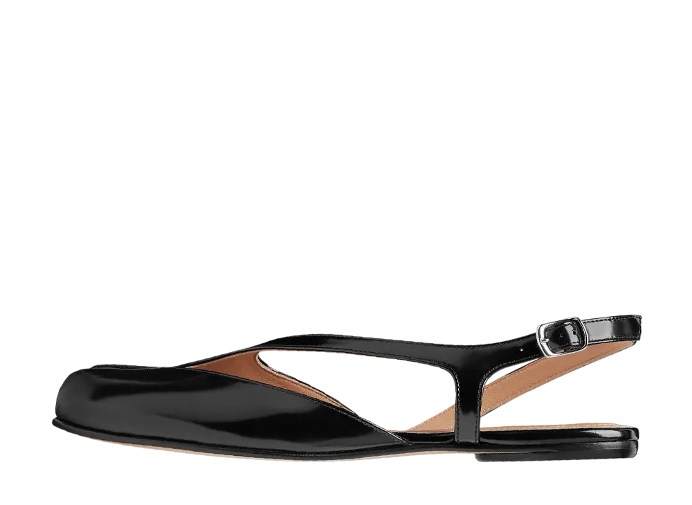 メゾンマルジェラ ウィメンズ タビ スリングバック サンダル "ブラック"