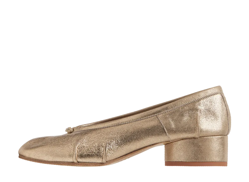 メゾンマルジェラ ウィメンズ タビ ニューバレリーナ "ゴールド"