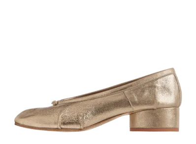 Maison Margiela Women's Tabi New Ballerina "Gold"