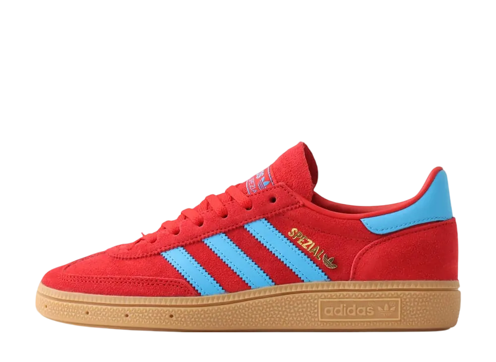 adidas Women's Handball Spezial "Better Scarlet/Lucid Aquamarine/Gold Metallic"