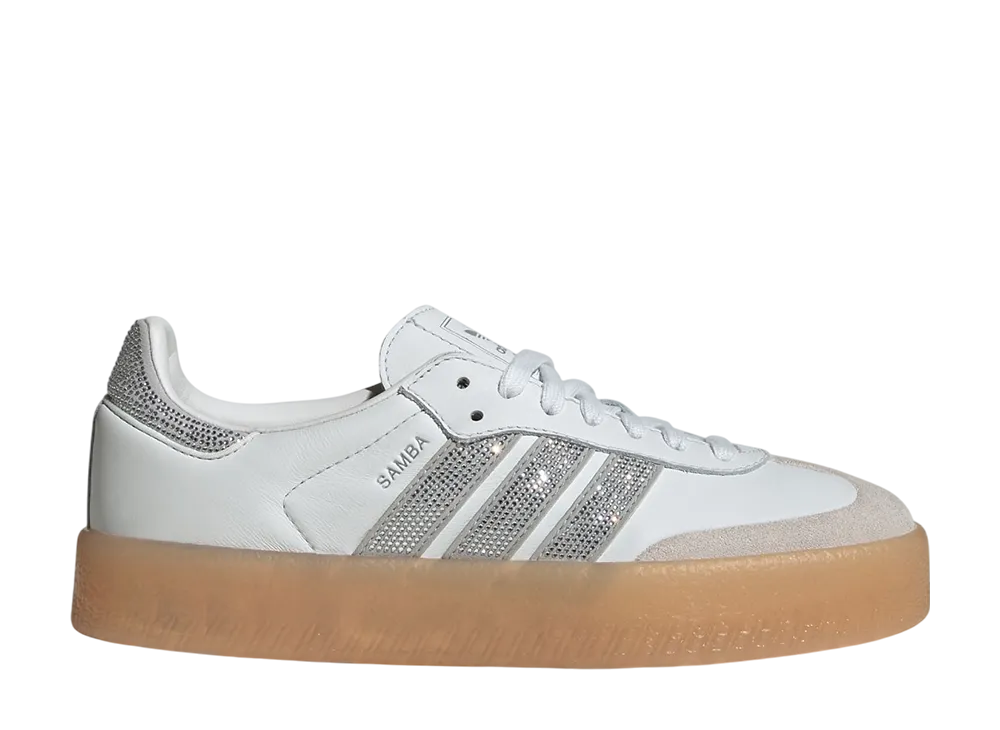 アディダスオリジナルス ウィメンズ サンベイ "クリスタルホワイト/シルバーメタリック/ガム"