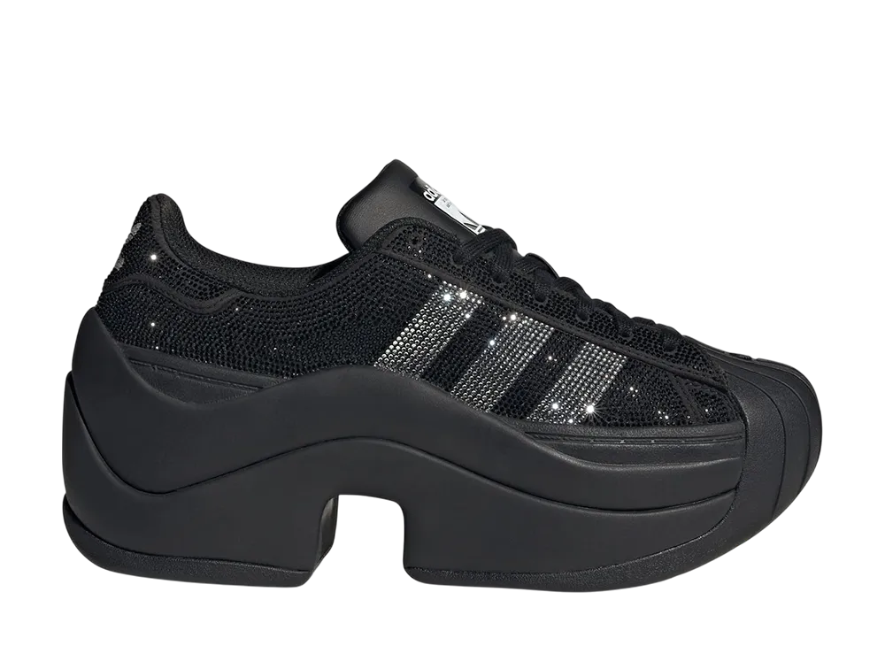adidas Women's Superstar Bold "Core Black/Silver Metallic/Cloud White"